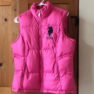 U.S. Polo Assn. Pink Vest
